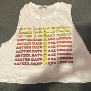 ❤️SOLD❤️Super cute graphic tank top